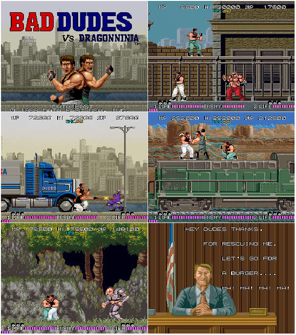 Bad Dudes vs. Dragon Ninja