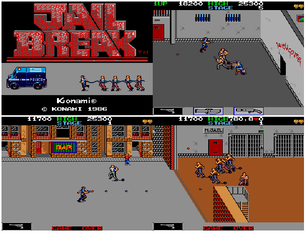 Jail Break - Videogame by Konami